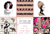 do textile patterns or illustrations in african style