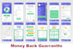 design UI mobile app iphone android and mockups