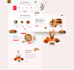 do modern PSD website template or website mockup design