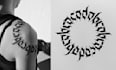 not design an average calligraphy tattoo