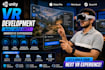 develop unity VR apps for apple vision pro, meta quest, and steamvr
