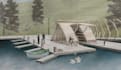 create architectural collage rendering