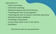 conduct a professional and tailored mock job interview