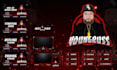 design twitch logo, twitch overlay, animated stream package