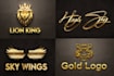 create luxurious 3d gold metallic logo designs for you and your company