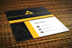 design professional double side business card with unlimited revision