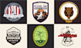 design vintage logo badge label patch emblem sticker stamp
