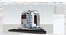 produce sketchup 3d modelling of building plan from autocad