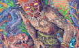 drawing detailed illustration fantasy, dark art merchandise