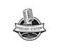 design creative podcast logo with satisfaction guaranteed