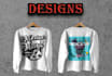 design trendy tshirts with mockup