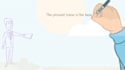 create white bored 2d animation, an explainer, and an educational video