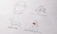 design an elegant single line art logo from your image