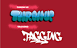 make awesome graffiti in throw up and tagging styles for your brand business