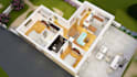 create 3d floor plan with rendering