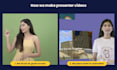 create a spokesperson video with presenter and 2d animation