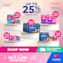 social media post or  web banner