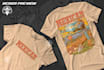 make hunting outdoor outfitters designs in hand drawn style