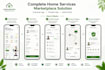 develop a home services marketplace app for android and iphone