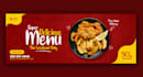 design unique food flyer, poster and restaurant menu