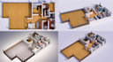 3d floor plan rendering and architectural design