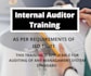 conduct awareness trainings on iso standards