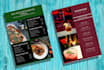 design attractive restaurant menu,digital menu,bar menu