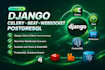 build scalable django web app, rest API, saas or full stack system