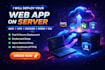 deploy your web app on server, AWS, vps, docker, nginx, SSL