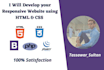 do responsive website using html css and bootstrap