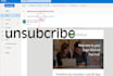 unsubscribe from  emails and cleaning  your  email inbox