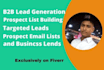 do b2b lead generation for potential sales