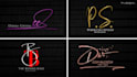 do modern initial signature logo