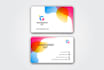 design unique single, double sided business card design