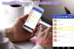 convert  any website to android app using web view component