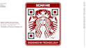 design qr code with logo and call to action text in 2 hrs