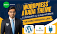 build and customize your wordpress avada website