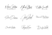 design handwriting, signature, scripted, handwritten, cursive logo