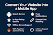 convert any website to android ios app with guaranteed approval