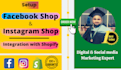 setup facebook shop, instagram shop and shopify integration