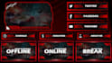 create twitch stream overlay package and youtube gaming logo