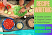 ghostwrite cookbook, recipe book and ebook