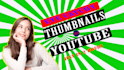 do amazing, eye catchy youtube thumbnail