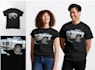 draw classic car illustration for tshirt design
