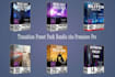 after effect and premiere pro transition template , preset