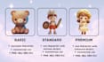model 3d cute characters, 3d toy, cartoon toy mascot modeling