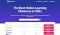 build online learning platforms affiliate and review website