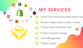 upload products to your woocommerce or shopify store website