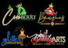 do beautiful feminine glitter luxury logo within 24 hours