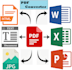 type or convert data from pdf to doc,xls, ppt,html,text,jpg